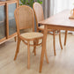 Bentwood Armless Dining Chairs Rattan Open Back Side Chairs with Wood Legs Clearhalo ' kitchen&dining_furn' 'Dining Chairs' 'Dining Tables & Seating' 'dining_chair' 'furn' 'furn_dining_chair' 'Furniture' 'furniture_dining_chair' 'Kitchen & Dining Furniture' 'kitchen' 3853285