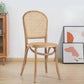 Bentwood Armless Dining Chairs Rattan Open Back Side Chairs with Wood Legs Distressed Wood 1 Piece Clearhalo ' kitchen&dining_furn' 'Dining Chairs' 'Dining Tables & Seating' 'dining_chair' 'furn' 'furn_dining_chair' 'Furniture' 'furniture_dining_chair' 'Kitchen & Dining Furniture' 'kitchen' 3853287