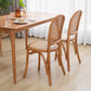 Bentwood Armless Dining Chairs Rattan Open Back Side Chairs with Wood Legs Clearhalo ' kitchen&dining_furn' 'Dining Chairs' 'Dining Tables & Seating' 'dining_chair' 'furn' 'furn_dining_chair' 'Furniture' 'furniture_dining_chair' 'Kitchen & Dining Furniture' 'kitchen' 3853301