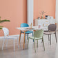 Contemporary Plastic Side Chair Home Armless Stacking Open Back Dining Side Chair Clearhalo ' kitchen&dining_furn' 'Dining Chairs' 'Dining Tables & Seating' 'dining_chair' 'furn' 'furn_dining_chair' 'Furniture' 'furniture_dining_chair' 'Kitchen & Dining Furniture' 'kitchen' 3853311