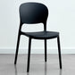 Contemporary Plastic Side Chair Home Armless Stacking Open Back Dining Side Chair Black 1 Piece Clearhalo ' kitchen&dining_furn' 'Dining Chairs' 'Dining Tables & Seating' 'dining_chair' 'furn' 'furn_dining_chair' 'Furniture' 'furniture_dining_chair' 'Kitchen & Dining Furniture' 'kitchen' 3853312