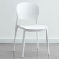 Contemporary Plastic Side Chair Home Armless Stacking Open Back Dining Side Chair White 1 Piece Clearhalo ' kitchen&dining_furn' 'Dining Chairs' 'Dining Tables & Seating' 'dining_chair' 'furn' 'furn_dining_chair' 'Furniture' 'furniture_dining_chair' 'Kitchen & Dining Furniture' 'kitchen' 3853325