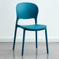 Contemporary Plastic Side Chair Home Armless Stacking Open Back Dining Side Chair Blue 1 Piece Clearhalo ' kitchen&dining_furn' 'Dining Chairs' 'Dining Tables & Seating' 'dining_chair' 'furn' 'furn_dining_chair' 'Furniture' 'furniture_dining_chair' 'Kitchen & Dining Furniture' 'kitchen' 3853334