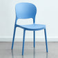 Contemporary Plastic Side Chair Home Armless Stacking Open Back Dining Side Chair Light Blue 1 Piece Clearhalo ' kitchen&dining_furn' 'Dining Chairs' 'Dining Tables & Seating' 'dining_chair' 'furn' 'furn_dining_chair' 'Furniture' 'furniture_dining_chair' 'Kitchen & Dining Furniture' 'kitchen' 3853337