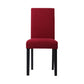 Upholstered Armless Dining Chairs Solid Back Side Chair with Wood Legs Red 1 Piece Black Clearhalo ' kitchen&dining_furn' 'Dining Chairs' 'Dining Tables & Seating' 'dining_chair' 'furn' 'furn_dining_chair' 'Furniture' 'furniture_dining_chair' 'Kitchen & Dining Furniture' 'kitchen' 3853389