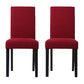 Upholstered Armless Dining Chairs Solid Back Side Chair with Wood Legs Red 2 Piece Set Black Clearhalo ' kitchen&dining_furn' 'Dining Chairs' 'Dining Tables & Seating' 'dining_chair' 'furn' 'furn_dining_chair' 'Furniture' 'furniture_dining_chair' 'Kitchen & Dining Furniture' 'kitchen' 3853390