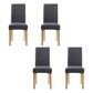 Upholstered Armless Dining Chairs Solid Back Side Chair with Wood Legs Grey 4 Piece Set Natural Wood Clearhalo ' kitchen&dining_furn' 'Dining Chairs' 'Dining Tables & Seating' 'dining_chair' 'furn' 'furn_dining_chair' 'Furniture' 'furniture_dining_chair' 'Kitchen & Dining Furniture' 'kitchen' 3853400
