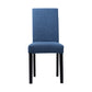 Upholstered Armless Dining Chairs Solid Back Side Chair with Wood Legs Blue 1 Piece Black Clearhalo ' kitchen&dining_furn' 'Dining Chairs' 'Dining Tables & Seating' 'dining_chair' 'furn' 'furn_dining_chair' 'Furniture' 'furniture_dining_chair' 'Kitchen & Dining Furniture' 'kitchen' 3853404