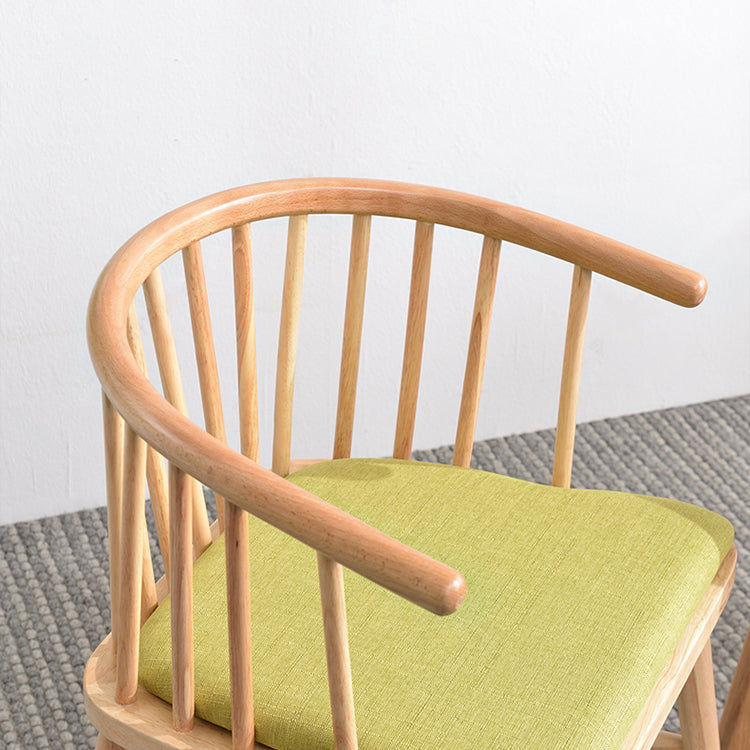 Modern Style Rubberwood Chair Windsor Back Side Kitchen Dining Room Chairs Clearhalo ' kitchen&dining_furn' 'Dining Chairs' 'Dining Tables & Seating' 'dining_chair' 'furn' 'furn_dining_chair' 'Furniture' 'furniture_dining_chair' 'Kitchen & Dining Furniture' 'kitchen' 3853426