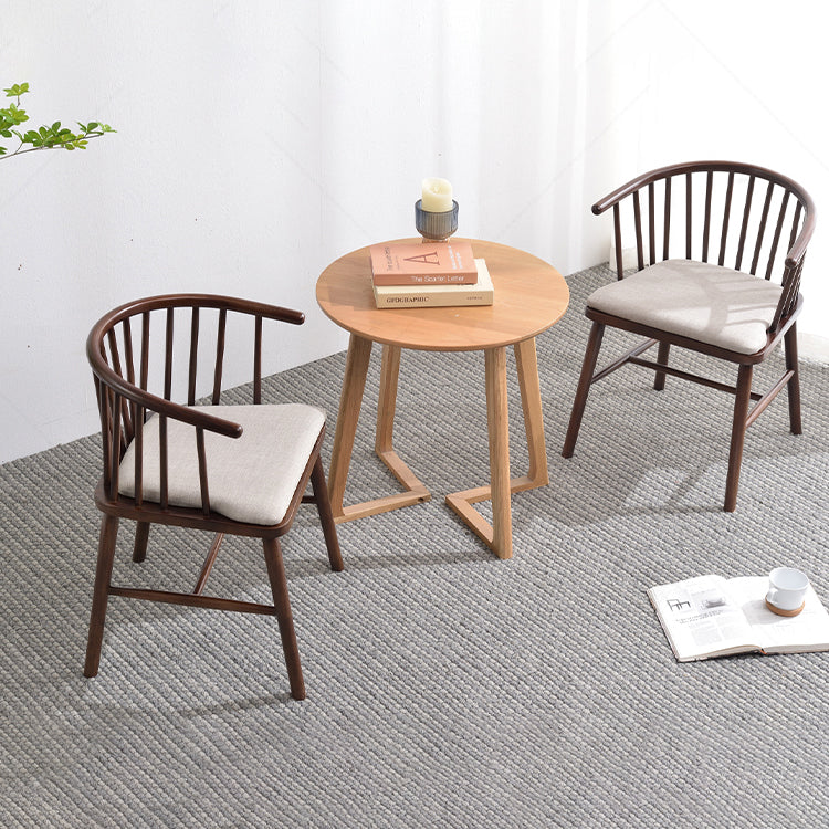 Modern Style Rubberwood Chair Windsor Back Side Kitchen Dining Room Chairs Clearhalo ' kitchen&dining_furn' 'Dining Chairs' 'Dining Tables & Seating' 'dining_chair' 'furn' 'furn_dining_chair' 'Furniture' 'furniture_dining_chair' 'Kitchen & Dining Furniture' 'kitchen' 3853431