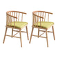 Modern Style Rubberwood Chair Windsor Back Side Kitchen Dining Room Chairs Green 2 Piece Set Natural Wood Clearhalo ' kitchen&dining_furn' 'Dining Chairs' 'Dining Tables & Seating' 'dining_chair' 'furn' 'furn_dining_chair' 'Furniture' 'furniture_dining_chair' 'Kitchen & Dining Furniture' 'kitchen' 3853432