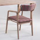 Upholstered Dining Armchair Bentwood Open Back Arm Single Chair with Wood Legs Red-White-Blue Clearhalo ' kitchen&dining_furn' 'Dining Chairs' 'Dining Tables & Seating' 'dining_chair' 'furn' 'furn_dining_chair' 'Furniture' 'furniture_dining_chair' 'Kitchen & Dining Furniture' 'kitchen' 3853463