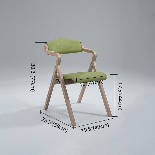 Country Style Dining Armchair Open Back Foldable Upholstered Arm Chairs Clearhalo ' kitchen&dining_furn' 'Dining Chairs' 'Dining Tables & Seating' 'dining_chair' 'furn' 'furn_dining_chair' 'Furniture' 'furniture_dining_chair' 'Kitchen & Dining Furniture' 'kitchen' 3853499