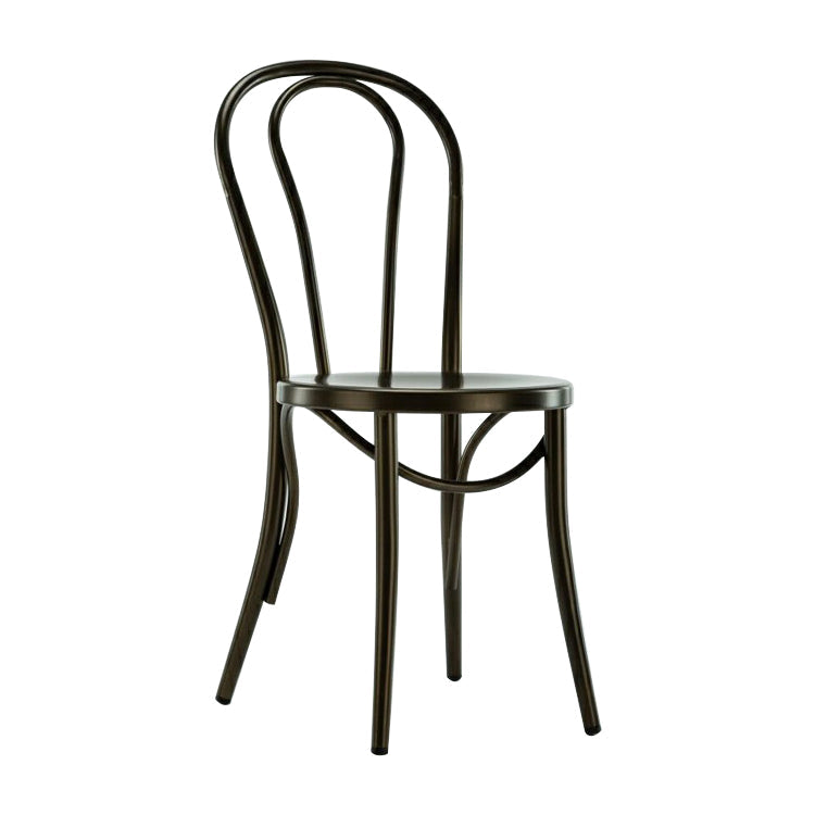 Contemporary Style Metal Dining Room Chairs Windsor Back Armless Chair for Kitchen Black 1 Piece Clearhalo ' kitchen&dining_furn' 'Dining Chairs' 'Dining Tables & Seating' 'dining_chair' 'furn' 'furn_dining_chair' 'Furniture' 'furniture_dining_chair' 'Kitchen & Dining Furniture' 'kitchen' 3853571