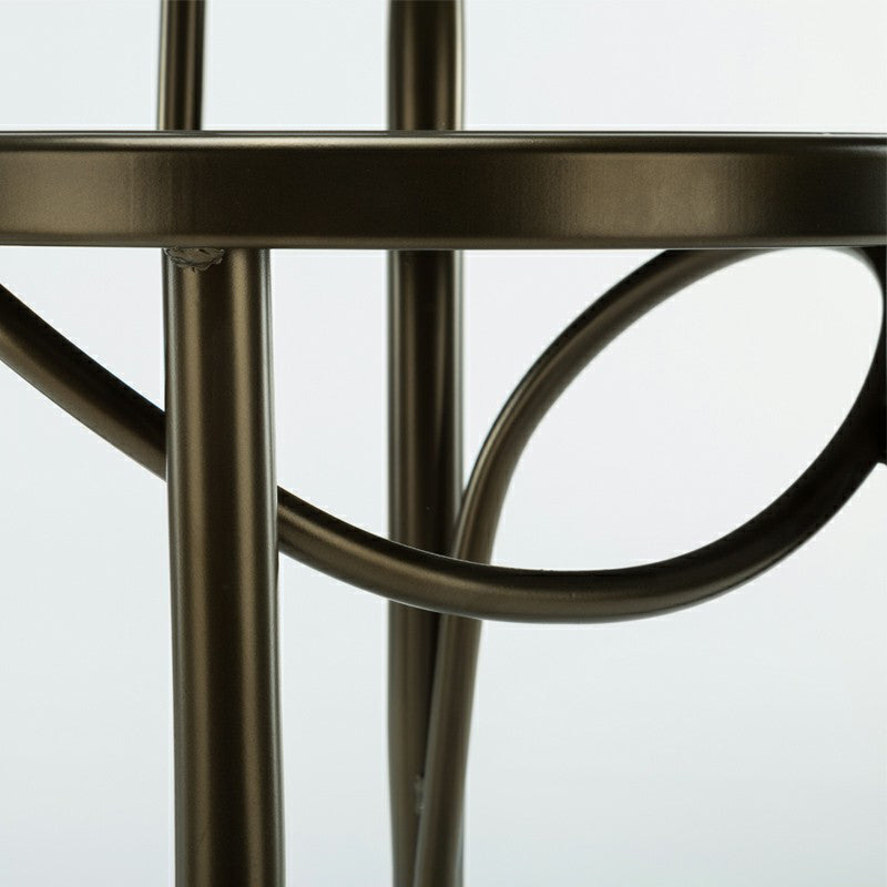 Contemporary Style Metal Dining Room Chairs Windsor Back Armless Chair for Kitchen Clearhalo ' kitchen&dining_furn' 'Dining Chairs' 'Dining Tables & Seating' 'dining_chair' 'furn' 'furn_dining_chair' 'Furniture' 'furniture_dining_chair' 'Kitchen & Dining Furniture' 'kitchen' 3853572