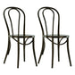 Contemporary Style Metal Dining Room Chairs Windsor Back Armless Chair for Kitchen Black 2 Piece Set Clearhalo ' kitchen&dining_furn' 'Dining Chairs' 'Dining Tables & Seating' 'dining_chair' 'furn' 'furn_dining_chair' 'Furniture' 'furniture_dining_chair' 'Kitchen & Dining Furniture' 'kitchen' 3853574