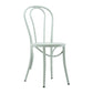 Contemporary Style Metal Dining Room Chairs Windsor Back Armless Chair for Kitchen White 1 Piece Clearhalo ' kitchen&dining_furn' 'Dining Chairs' 'Dining Tables & Seating' 'dining_chair' 'furn' 'furn_dining_chair' 'Furniture' 'furniture_dining_chair' 'Kitchen & Dining Furniture' 'kitchen' 3853581