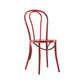 Contemporary Style Metal Dining Room Chairs Windsor Back Armless Chair for Kitchen Red 1 Piece Clearhalo ' kitchen&dining_furn' 'Dining Chairs' 'Dining Tables & Seating' 'dining_chair' 'furn' 'furn_dining_chair' 'Furniture' 'furniture_dining_chair' 'Kitchen & Dining Furniture' 'kitchen' 3853588