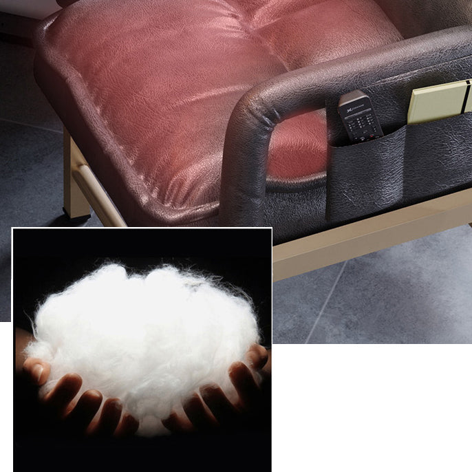 Contemporary Style Upholstered Side Chair Solid Back Arm Single Dining Chair for Home Use Clearhalo ' kitchen&dining_furn' 'Dining Chairs' 'Dining Tables & Seating' 'dining_chair' 'furn' 'furn_dining_chair' 'Furniture' 'furniture_dining_chair' 'Kitchen & Dining Furniture' 'kitchen' 3853605