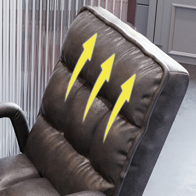 Contemporary Style Upholstered Side Chair Solid Back Arm Single Dining Chair for Home Use Clearhalo ' kitchen&dining_furn' 'Dining Chairs' 'Dining Tables & Seating' 'dining_chair' 'furn' 'furn_dining_chair' 'Furniture' 'furniture_dining_chair' 'Kitchen & Dining Furniture' 'kitchen' 3853609