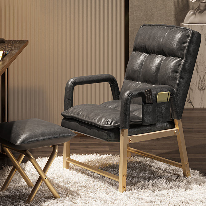 Contemporary Style Upholstered Side Chair Solid Back Arm Single Dining Chair for Home Use Clearhalo ' kitchen&dining_furn' 'Dining Chairs' 'Dining Tables & Seating' 'dining_chair' 'furn' 'furn_dining_chair' 'Furniture' 'furniture_dining_chair' 'Kitchen & Dining Furniture' 'kitchen' 3853611