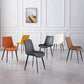 Contemporary Metal Dining Room Chairs Armless Upholstered Side Chairs (Set of 2) Clearhalo ' kitchen&dining_furn' 'Dining Chairs' 'Dining Tables & Seating' 'dining_chair' 'furn' 'furn_dining_chair' 'Furniture' 'furniture_dining_chair' 'Kitchen & Dining Furniture' 'kitchen' 3853616