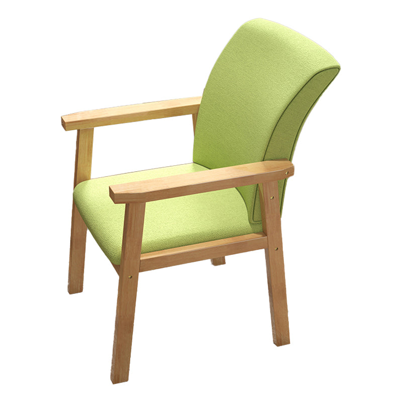 Matte Finish Contemporary Arm Chair Upholstered Solid Back Single Dining Chair Clearhalo ' kitchen&dining_furn' 'Dining Chairs' 'Dining Tables & Seating' 'dining_chair' 'furn' 'furn_dining_chair' 'Furniture' 'furniture_dining_chair' 'Kitchen & Dining Furniture' 'kitchen' 3853744