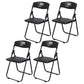 Contemporary Metal Plastic Home Side Chair Armless Open Back Dining Side Chair Black 4 Piece Set Clearhalo ' kitchen&dining_furn' 'Dining Chairs' 'Dining Tables & Seating' 'dining_chair' 'furn' 'furn_dining_chair' 'Furniture' 'furniture_dining_chair' 'Kitchen & Dining Furniture' 'kitchen' 3853813