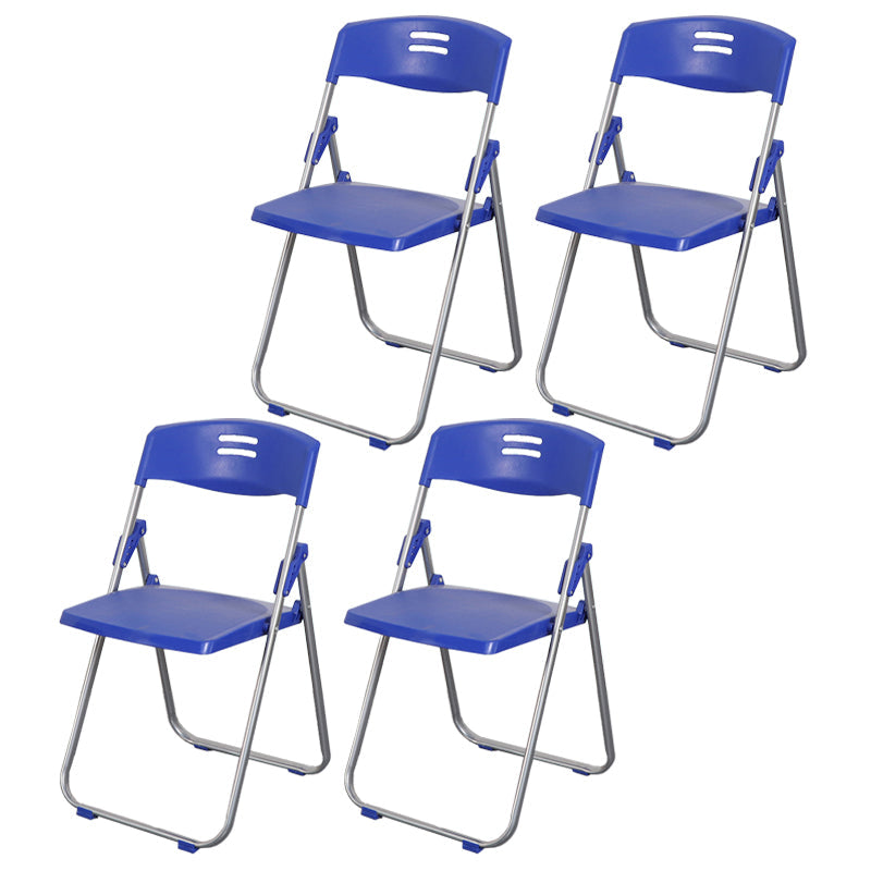 Contemporary Metal Plastic Home Side Chair Armless Open Back Dining Side Chair Blue 4 Piece Set Clearhalo ' kitchen&dining_furn' 'Dining Chairs' 'Dining Tables & Seating' 'dining_chair' 'furn' 'furn_dining_chair' 'Furniture' 'furniture_dining_chair' 'Kitchen & Dining Furniture' 'kitchen' 3853822