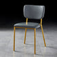 Scandinavian Style Metal Chair Set Kitchen Open Back Stackable Side Chairs Dark Gray 1 Piece Brass Gold Clearhalo ' kitchen&dining_furn' 'Dining Chairs' 'Dining Tables & Seating' 'dining_chair' 'furn' 'furn_dining_chair' 'Furniture' 'furniture_dining_chair' 'Kitchen & Dining Furniture' 'kitchen' 3853832
