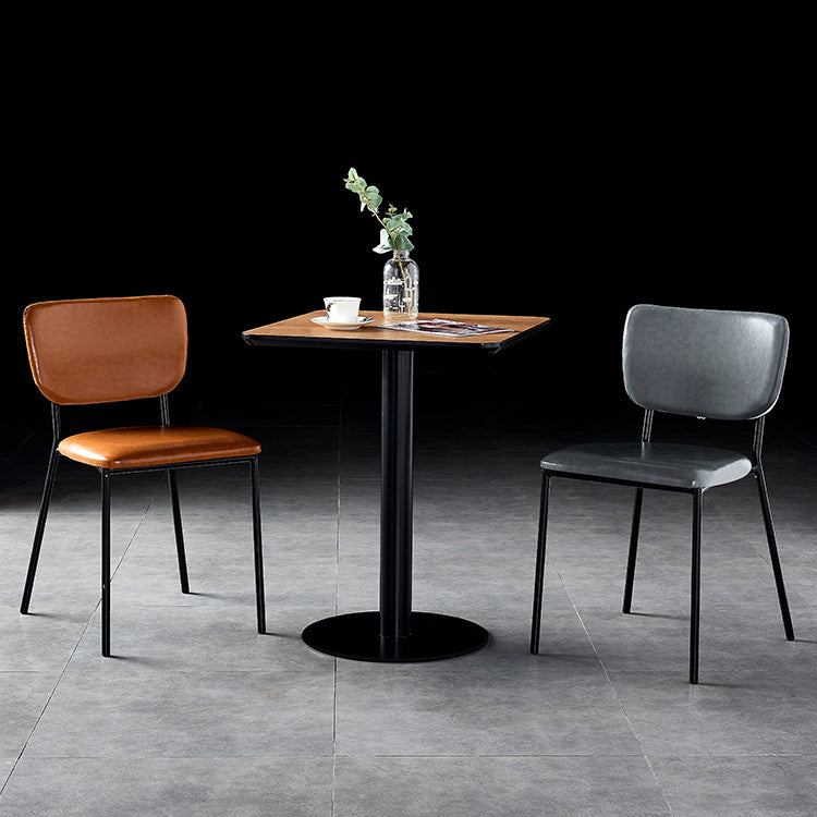 Scandinavian Style Metal Chair Set Kitchen Open Back Stackable Side Chairs Clearhalo ' kitchen&dining_furn' 'Dining Chairs' 'Dining Tables & Seating' 'dining_chair' 'furn' 'furn_dining_chair' 'Furniture' 'furniture_dining_chair' 'Kitchen & Dining Furniture' 'kitchen' 3853833