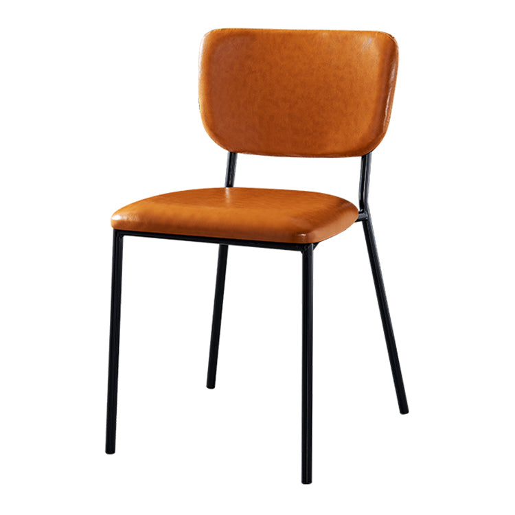 Scandinavian Style Metal Chair Set Kitchen Open Back Stackable Side Chairs Clearhalo ' kitchen&dining_furn' 'Dining Chairs' 'Dining Tables & Seating' 'dining_chair' 'furn' 'furn_dining_chair' 'Furniture' 'furniture_dining_chair' 'Kitchen & Dining Furniture' 'kitchen' 3853835