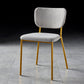 Scandinavian Style Metal Chair Set Kitchen Open Back Stackable Side Chairs Grey 1 Piece Brass Gold Clearhalo ' kitchen&dining_furn' 'Dining Chairs' 'Dining Tables & Seating' 'dining_chair' 'furn' 'furn_dining_chair' 'Furniture' 'furniture_dining_chair' 'Kitchen & Dining Furniture' 'kitchen' 3853838