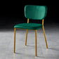 Scandinavian Style Metal Chair Set Kitchen Open Back Stackable Side Chairs Green 1 Piece Brass Gold Clearhalo ' kitchen&dining_furn' 'Dining Chairs' 'Dining Tables & Seating' 'dining_chair' 'furn' 'furn_dining_chair' 'Furniture' 'furniture_dining_chair' 'Kitchen & Dining Furniture' 'kitchen' 3853845