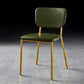 Scandinavian Style Metal Chair Set Kitchen Open Back Stackable Side Chairs Light Green 1 Piece Brass Gold Clearhalo ' kitchen&dining_furn' 'Dining Chairs' 'Dining Tables & Seating' 'dining_chair' 'furn' 'furn_dining_chair' 'Furniture' 'furniture_dining_chair' 'Kitchen & Dining Furniture' 'kitchen' 3853851