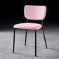 Scandinavian Style Metal Chair Set Kitchen Open Back Stackable Side Chairs Pink 1 Piece Black Clearhalo ' kitchen&dining_furn' 'Dining Chairs' 'Dining Tables & Seating' 'dining_chair' 'furn' 'furn_dining_chair' 'Furniture' 'furniture_dining_chair' 'Kitchen & Dining Furniture' 'kitchen' 3853878