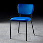 Scandinavian Style Metal Chair Set Kitchen Open Back Stackable Side Chairs Blue 1 Piece Black Clearhalo ' kitchen&dining_furn' 'Dining Chairs' 'Dining Tables & Seating' 'dining_chair' 'furn' 'furn_dining_chair' 'Furniture' 'furniture_dining_chair' 'Kitchen & Dining Furniture' 'kitchen' 3853887