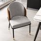 Scandinavian Style Upholstered Side Chairs Solid Back Armless Dining Chairs for Home Clearhalo ' kitchen&dining_furn' 'Dining Chairs' 'Dining Tables & Seating' 'dining_chair' 'furn' 'furn_dining_chair' 'Furniture' 'furniture_dining_chair' 'Kitchen & Dining Furniture' 'kitchen' 3853903