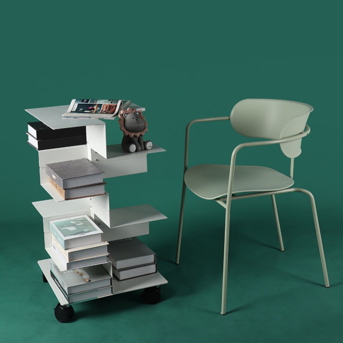 Contemporary Metal Dining Room Chairs Open Back Dining Side Arm Chair for Home Use Clearhalo ' kitchen&dining_furn' 'Dining Chairs' 'Dining Tables & Seating' 'dining_chair' 'furn' 'furn_dining_chair' 'Furniture' 'furniture_dining_chair' 'Kitchen & Dining Furniture' 'kitchen' 3853927