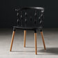 Contemporary Style Dining Room Chairs Plastic Armless Chairs with Wooden Legs Black 1 Piece Clearhalo ' kitchen&dining_furn' 'Dining Chairs' 'Dining Tables & Seating' 'dining_chair' 'furn' 'furn_dining_chair' 'Furniture' 'furniture_dining_chair' 'Kitchen & Dining Furniture' 'kitchen' 3853996