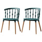 Contemporary Style Dining Room Chairs Plastic Armless Chairs with Wooden Legs Navy 2 Piece Set Clearhalo ' kitchen&dining_furn' 'Dining Chairs' 'Dining Tables & Seating' 'dining_chair' 'furn' 'furn_dining_chair' 'Furniture' 'furniture_dining_chair' 'Kitchen & Dining Furniture' 'kitchen' 3854017