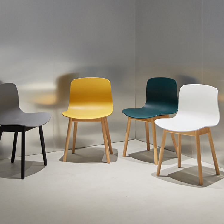 Modern Style Beech Wood Chair Kitchen Dining Room Solid Back Side Chairs Clearhalo ' kitchen&dining_furn' 'Dining Chairs' 'Dining Tables & Seating' 'dining_chair' 'furn' 'furn_dining_chair' 'Furniture' 'furniture_dining_chair' 'Kitchen & Dining Furniture' 'kitchen' 3854022