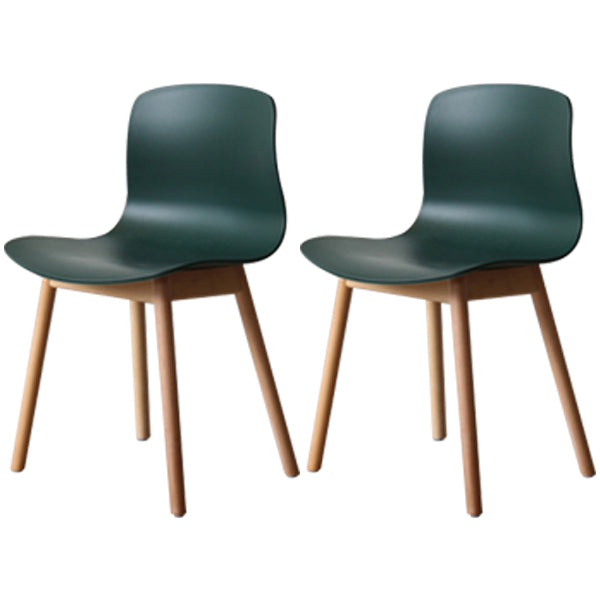 Modern Style Beech Wood Chair Kitchen Dining Room Solid Back Side Chairs Navy 2 Piece Set Natural Wood Clearhalo ' kitchen&dining_furn' 'Dining Chairs' 'Dining Tables & Seating' 'dining_chair' 'furn' 'furn_dining_chair' 'Furniture' 'furniture_dining_chair' 'Kitchen & Dining Furniture' 'kitchen' 3854030