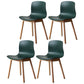 Modern Style Beech Wood Chair Kitchen Dining Room Solid Back Side Chairs Navy 4 Piece Set Natural Wood Clearhalo ' kitchen&dining_furn' 'Dining Chairs' 'Dining Tables & Seating' 'dining_chair' 'furn' 'furn_dining_chair' 'Furniture' 'furniture_dining_chair' 'Kitchen & Dining Furniture' 'kitchen' 3854032