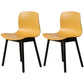 Modern Style Beech Wood Chair Kitchen Dining Room Solid Back Side Chairs Yellow 2 Piece Set Black Clearhalo ' kitchen&dining_furn' 'Dining Chairs' 'Dining Tables & Seating' 'dining_chair' 'furn' 'furn_dining_chair' 'Furniture' 'furniture_dining_chair' 'Kitchen & Dining Furniture' 'kitchen' 3854037