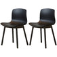 Modern Style Beech Wood Chair Kitchen Dining Room Solid Back Side Chairs Black 2 Piece Set Black Clearhalo ' kitchen&dining_furn' 'Dining Chairs' 'Dining Tables & Seating' 'dining_chair' 'furn' 'furn_dining_chair' 'Furniture' 'furniture_dining_chair' 'Kitchen & Dining Furniture' 'kitchen' 3854047