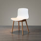 Modern Style Beech Wood Chair Kitchen Dining Room Solid Back Side Chairs White 1 Piece Natural Wood Clearhalo ' kitchen&dining_furn' 'Dining Chairs' 'Dining Tables & Seating' 'dining_chair' 'furn' 'furn_dining_chair' 'Furniture' 'furniture_dining_chair' 'Kitchen & Dining Furniture' 'kitchen' 3854055