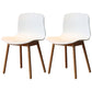 Modern Style Beech Wood Chair Kitchen Dining Room Solid Back Side Chairs White 2 Piece Set Natural Wood Clearhalo ' kitchen&dining_furn' 'Dining Chairs' 'Dining Tables & Seating' 'dining_chair' 'furn' 'furn_dining_chair' 'Furniture' 'furniture_dining_chair' 'Kitchen & Dining Furniture' 'kitchen' 3854056
