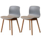 Modern Style Beech Wood Chair Kitchen Dining Room Solid Back Side Chairs Grey 2 Piece Set Natural Wood Clearhalo ' kitchen&dining_furn' 'Dining Chairs' 'Dining Tables & Seating' 'dining_chair' 'furn' 'furn_dining_chair' 'Furniture' 'furniture_dining_chair' 'Kitchen & Dining Furniture' 'kitchen' 3854059