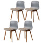 Modern Style Beech Wood Chair Kitchen Dining Room Solid Back Side Chairs Grey 4 Piece Set Natural Wood Clearhalo ' kitchen&dining_furn' 'Dining Chairs' 'Dining Tables & Seating' 'dining_chair' 'furn' 'furn_dining_chair' 'Furniture' 'furniture_dining_chair' 'Kitchen & Dining Furniture' 'kitchen' 3854060